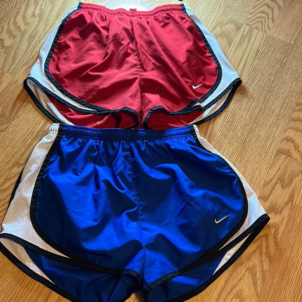 2 pair Nike running shorts size S